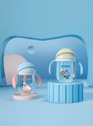 拱门玩具素材母婴奶瓶场景样机模板