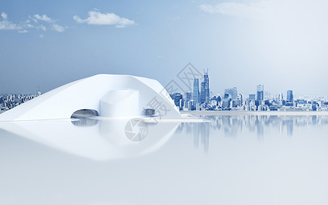 马尔代夫水屋大气建筑空间设计图片