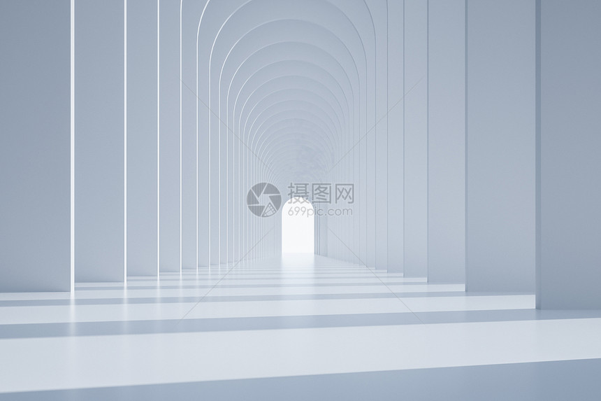 C4D建筑空间场景图片