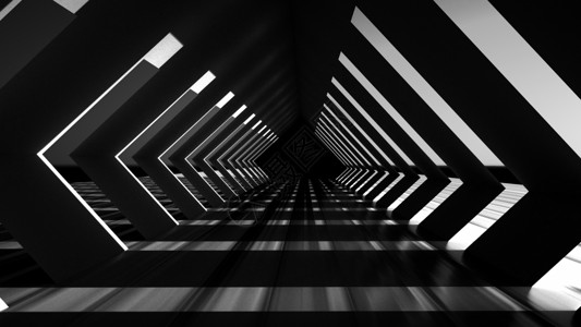 三维立体空间图黑色三维背景设计图片