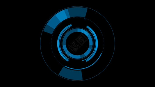 生鲜logo着色科技旋转圆圈4KGIF高清图片