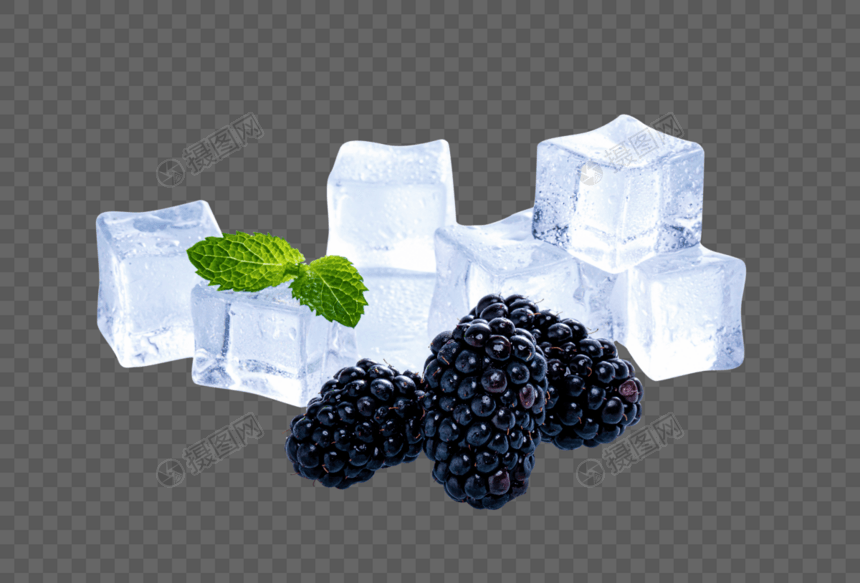 冰爽黑莓图片