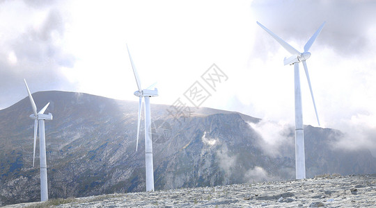 风力发电场景背景图片