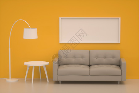 立体相框C4D三维室内家居设计图片