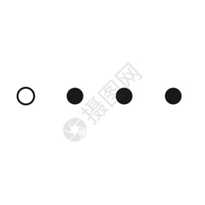 单个点素材简洁省略号分割线GIF高清图片