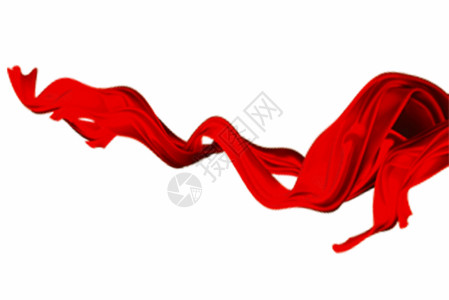高端布料红绸转动gif动图高清图片
