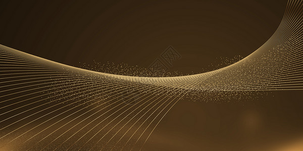 大气黑金科技抽像线条大气金质感商务科技线条设计图片