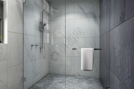 洗手间场景北欧卫浴场景设计图片