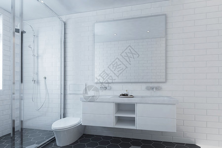 浴黑色卫浴空间设计设计图片