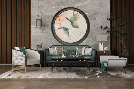 新中式装饰品中式室内家居设计图片