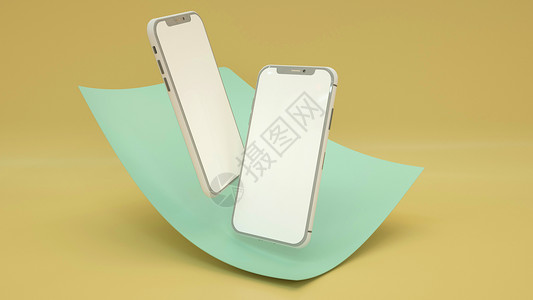 iphonex手机样机C4D手机样机设计图片