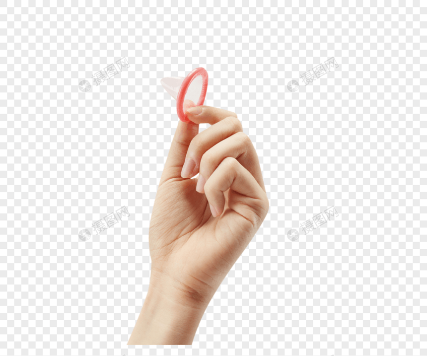 一只手拿着避孕套图片