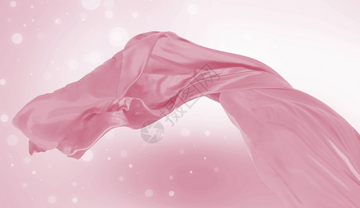 粉色飘带丝绸质感背景设计图片