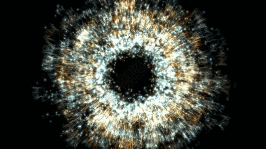能量粒子爆炸冲击波GIF图片