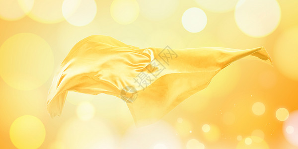 黄色布影丝绸背景设计图片
