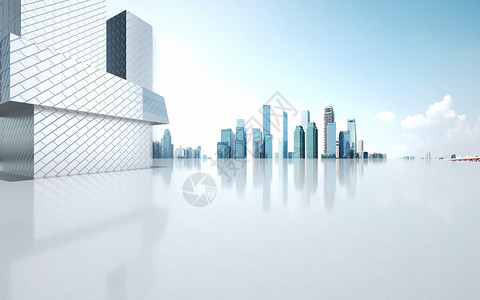 大气商务建筑背景图片