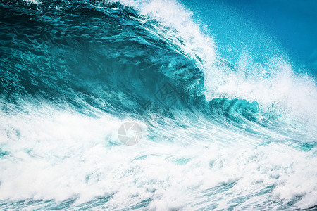 海啸海浪海浪设计图片
