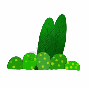 绿叶果篮素材草丛gif动图高清图片