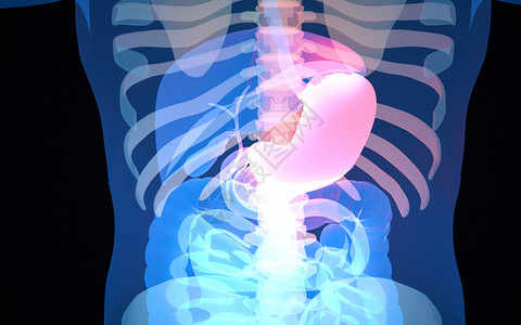 人体胃部健康疾病设计图片