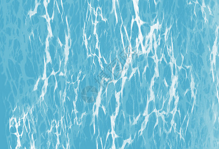 手绘波浪素材蓝色海面背景设计图片
