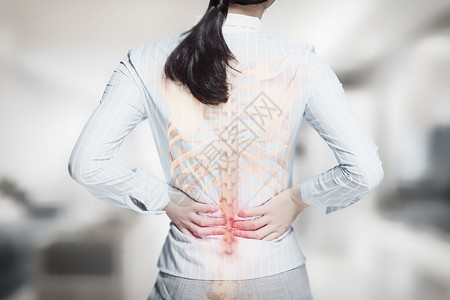 脊椎骨骼腰椎疾病设计图片