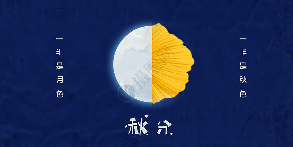 中国风秋分秋分节气背景设计图片