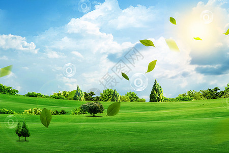高尔夫球场草地城市环保设计图片