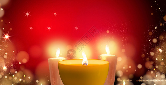 蜡烛背景蜡烛烛火圣诞节高清图片