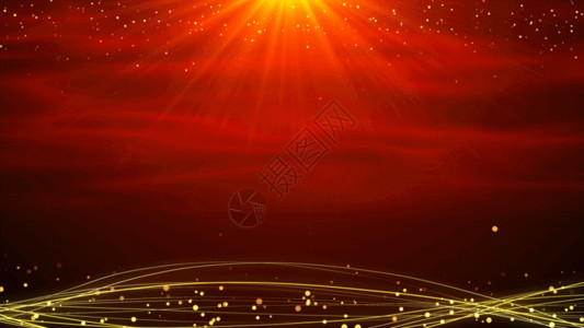 金色闪耀星星4K金色光线年会颁奖背景GIF高清图片