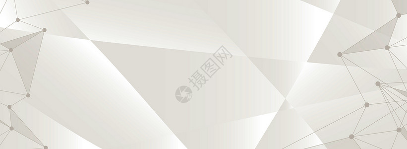 多彩三角形边框白线条科技背景设计图片