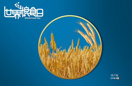 金色稻谷世界粮食日设计图片