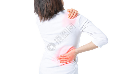 背部酸痛久坐职业病设计图片