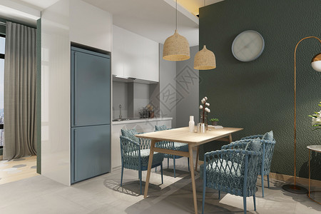 饭桌吃饭北欧最新家居设计设计图片