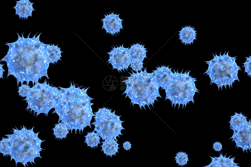 细菌病毒场景图片