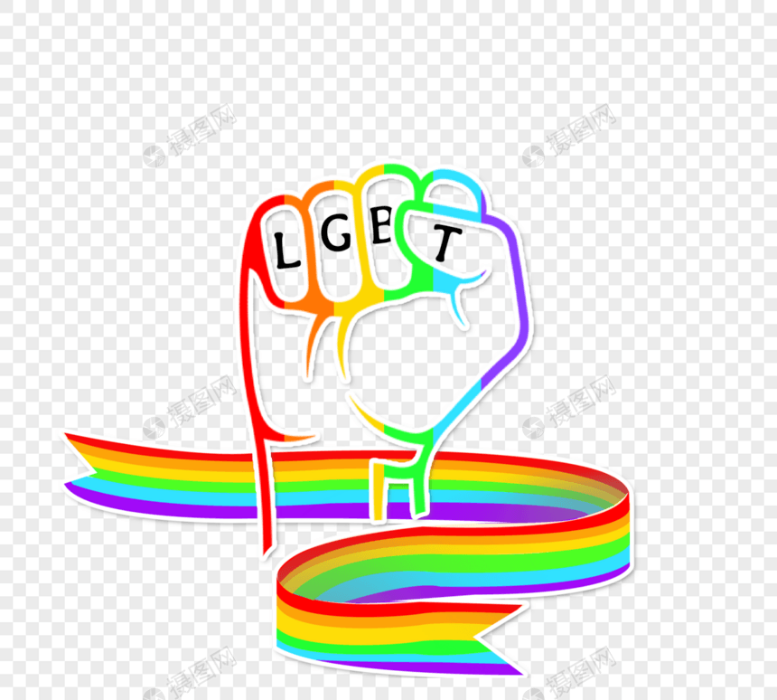 骄傲月亮lgbt拳头图片