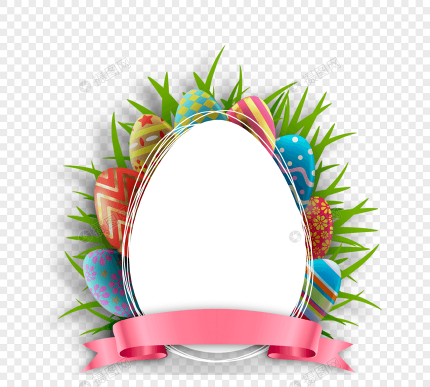 复活节彩蛋复活节边框图片
