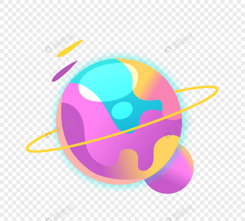 紫环星球图片