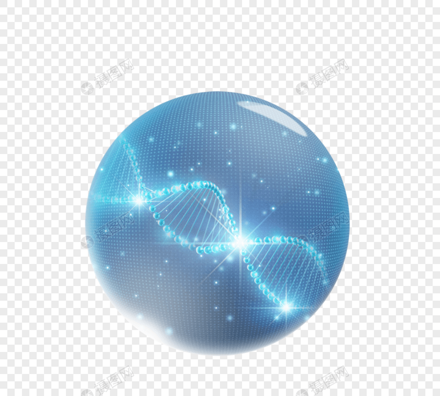 基因美容科技主题生物科技分子图片