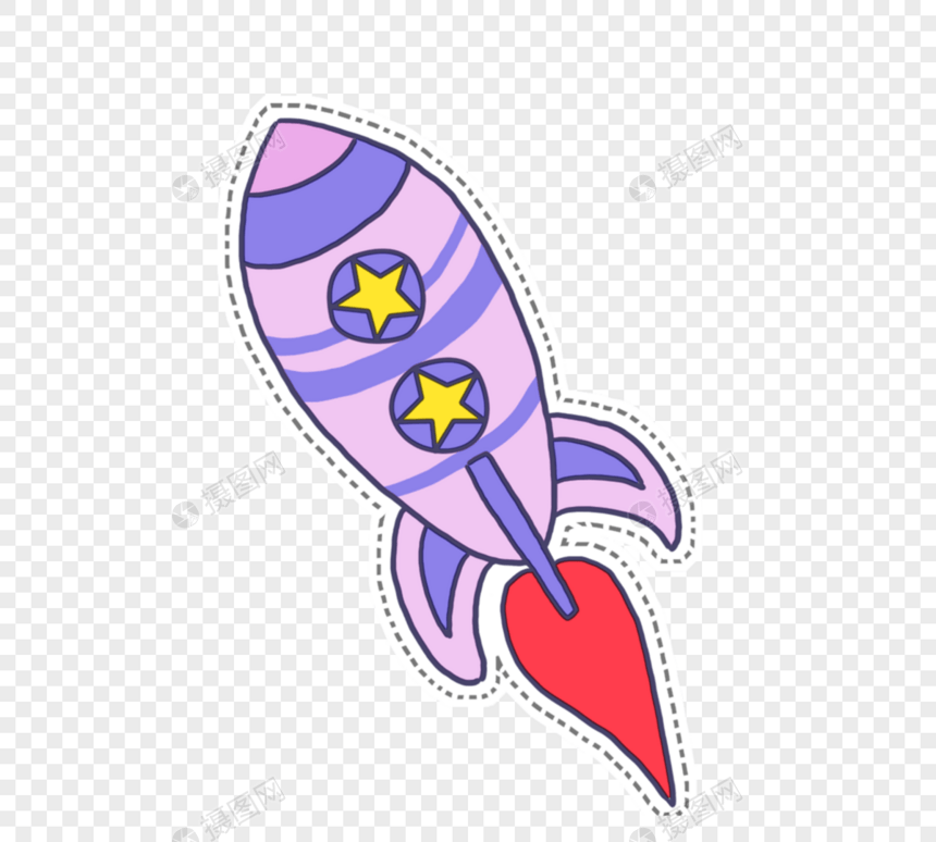 紫色蓝色相间火箭发色图片