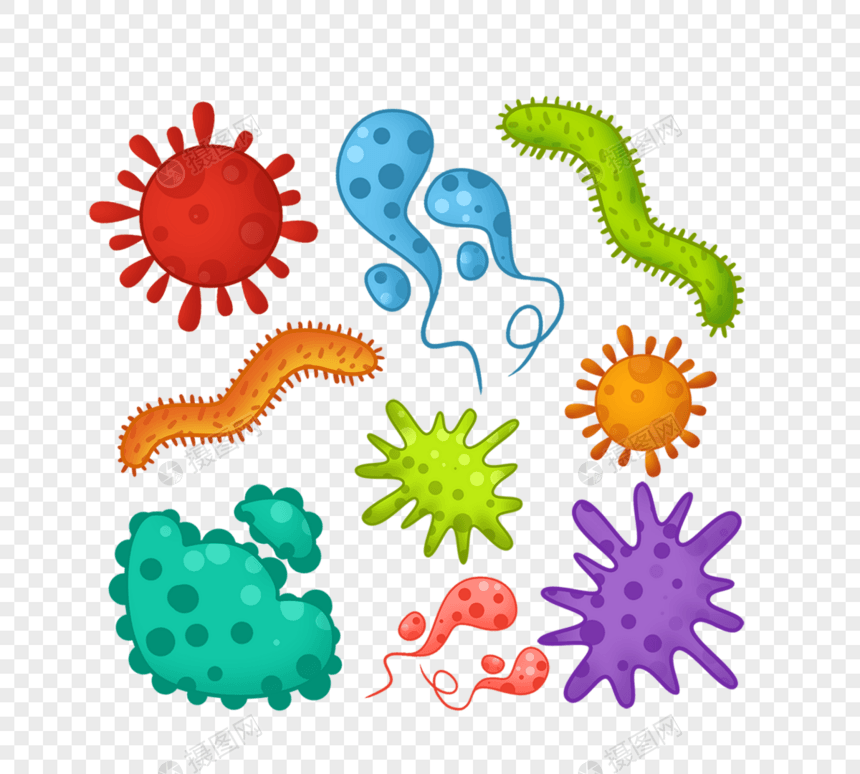 细菌病毒微生物冠狀病毒医学插图图片
