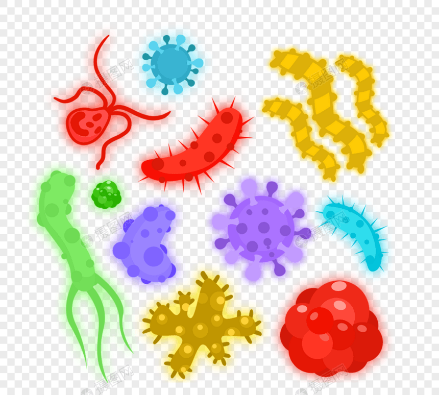 病毒细菌微生物冠状病毒医学插图图片