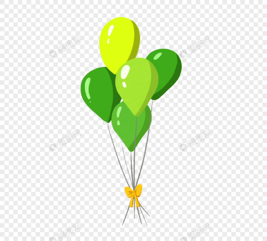 生日气球元素图片