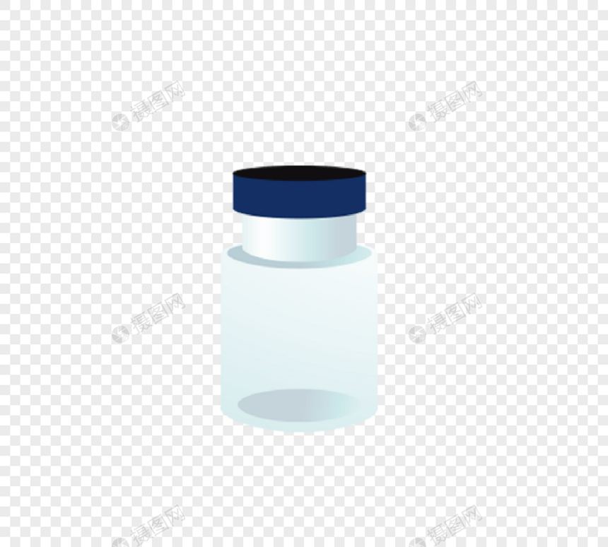 空透明玻璃药瓶医用药物图片