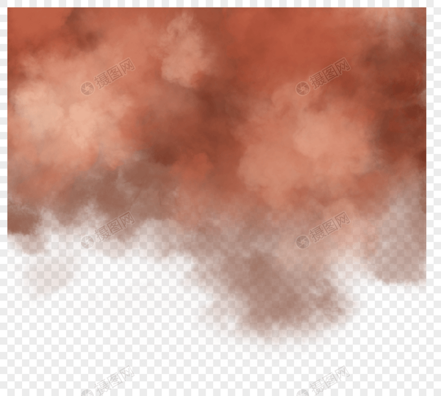 颗粒风格红色浓雾边框图片
