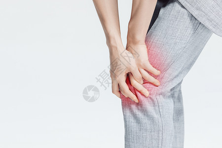膝盖疼痛黄斑病变高清图片