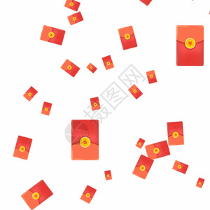 春节圆漂浮红包GIF高清图片