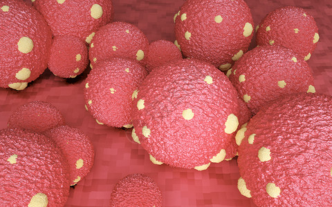 序列素材3d细胞病变场景设计图片