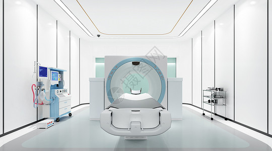 MRI扫描仪背景图片