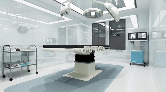 X光机医疗设备手术室场景设计图片
