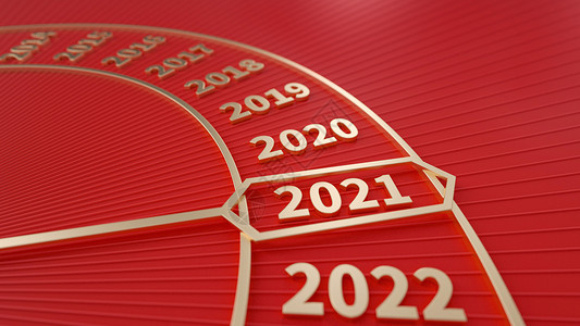 2021元旦创意转盘数字2021设计图片